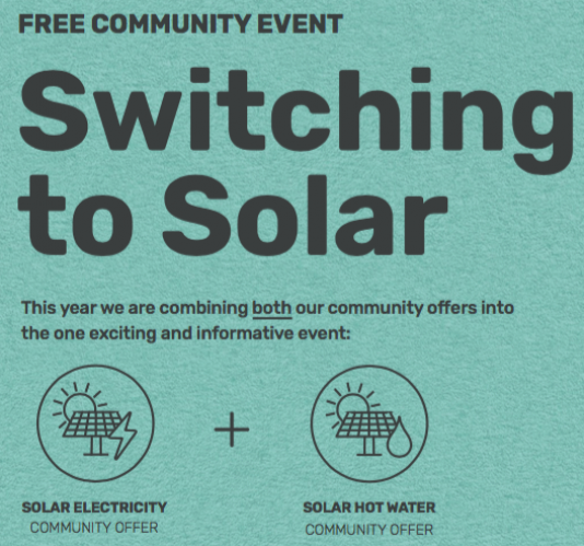 Learn More About Our Switching to Solar Event